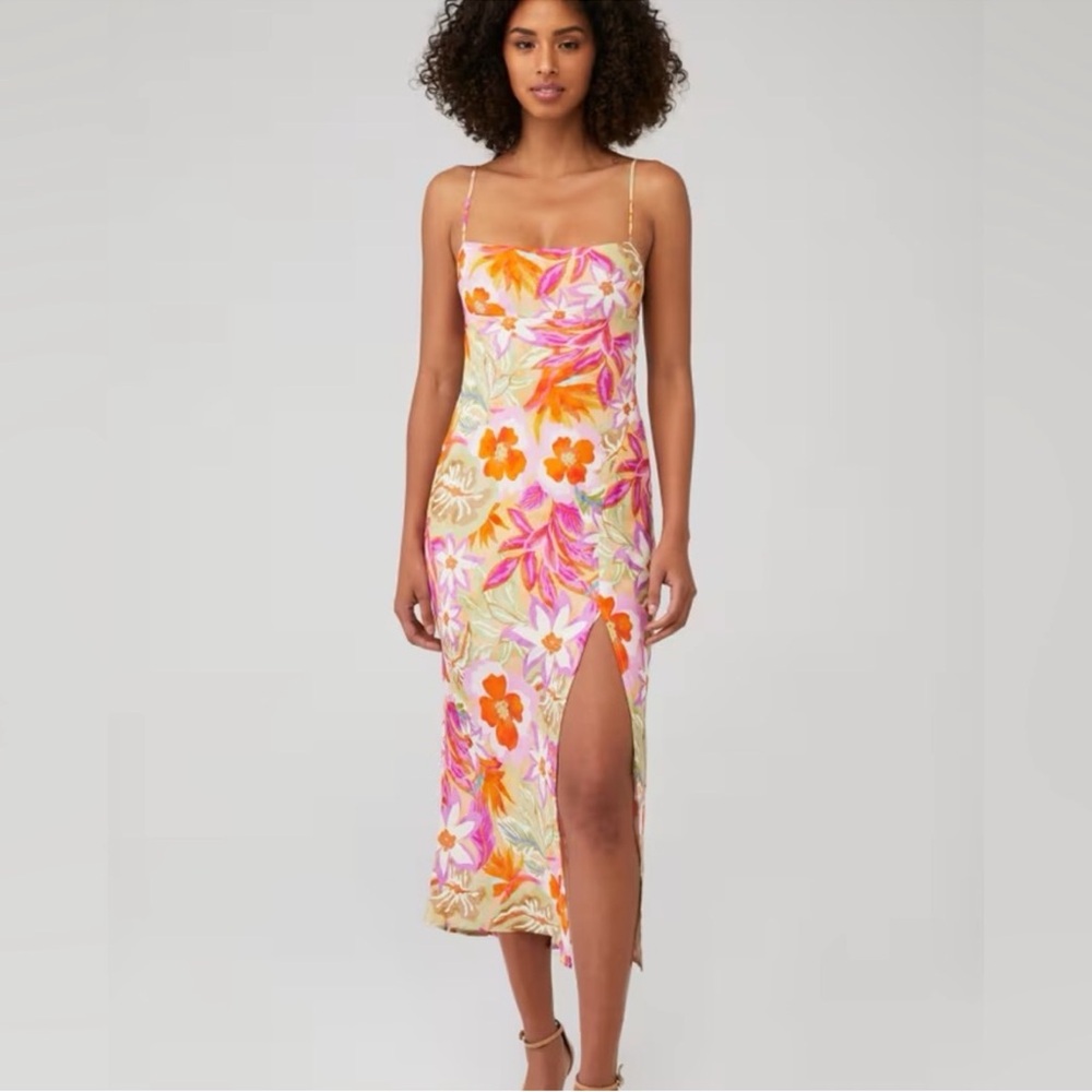 Floral Spaghetti Strap Dress